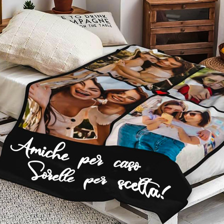 Plaid personalizzato in pile sweet blanket con foto