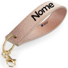 Portachiavi personalizzato in pelle sintetica Boutique Italian Style Diffusion rose gold