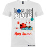 T-shirt personalizzata uomo con grafica bowling e nome