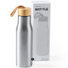 Bottiglia personalizzata in acciaio con laccio Mina