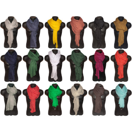 Sciarpa Pashmina Basic Unisex in Viscosa – 17 Colori Disponibili