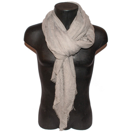 Sciarpa pashmina basic unisex colore avorio