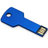 Chiavettta usb in personalizzata in allminio blu