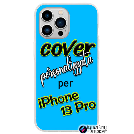Cover personalizzata per iPhone 13 Pro compatibile in silicone
