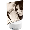 Base cornice portafoto al led in plexiglass quadrata