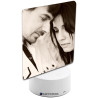 Base cornice portafoto al led in plexiglass quadrata