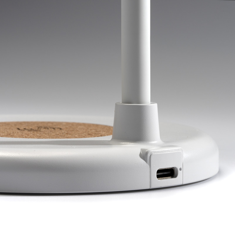 Lampada caricatore wireless dal design ecologico. PERSONALIZZABILE