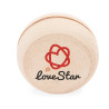 Gioco di abilità Yo-yo in legno naturale 6 colori incisione logo