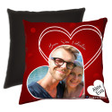 cuscino per san valentino perosonalizzato con foto Silene