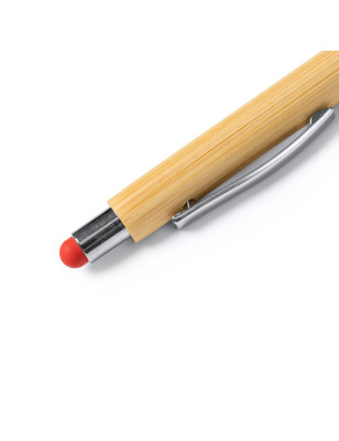 Penna con touch in bambù clip in metallo Pupa 4