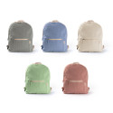 Zaino in cotone riciclato 5 colori tasca frontale Firenze