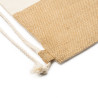 Sacca personalizzata zaino 100% cotone Juta 120gr bicolor
