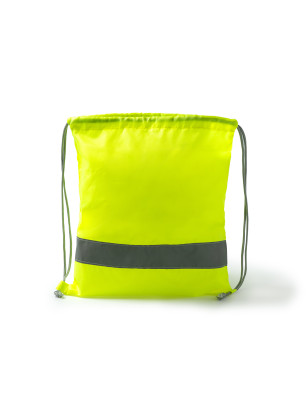 Zaino sacca borsa alta visibilità fluorescente 4 colori giallo fluorescente