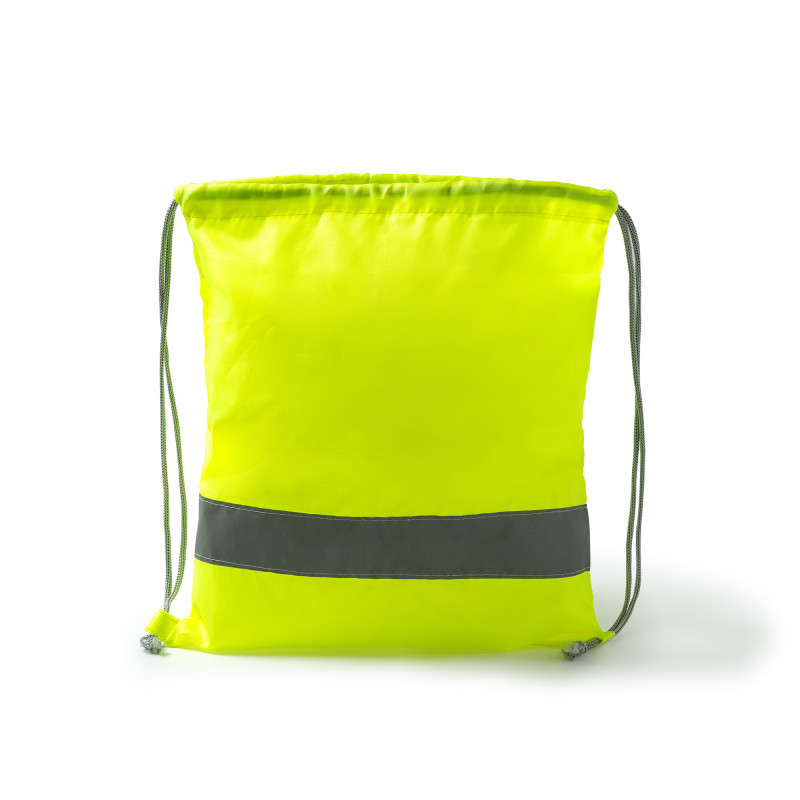 Zaino sacca borsa alta visibilità fluorescente riflettente