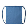 Sacca Borsa 100% cotone biologico 140gr lacci in colore blu