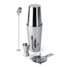 Set da cocktail in acciaio inox 304 shaker 580 ml colino e cucchiaio 1