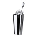 Set da cocktail in acciaio inox 304 shaker 580 ml colino e cucchiaio 4