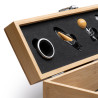 Cofanetto Elegante per Bottiglia di Vino con Set Accessori