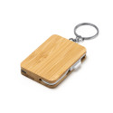 Portachiavi con cavo di ricarica 3 in 1 in bambù incisione 2