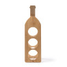 Portabottiglie in legno vino incisione personalizzata 4