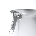 Secchio in metallo per bevande 6 litri con apertura alluminio