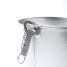 Secchio in metallo per bevande 6 litri con apertura alluminio
