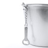 Secchio in metallo per bevande 6 litri con apertura alluminio