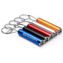 Portachiavi a torcia led incisione personalizzata laser metallo Zad