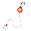 Portachiavi Rollerclip con moschettone e anello retrattile
