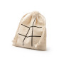 Gioco Tris in legno naturale sacchetto personalizzato