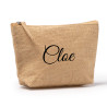 Beauty case pochette borsello in Juta Tato stampa personalizzata