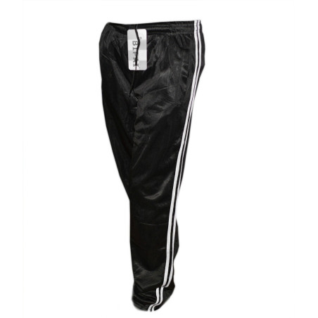 Pantaloni in triacetato sportivi con bande laterali