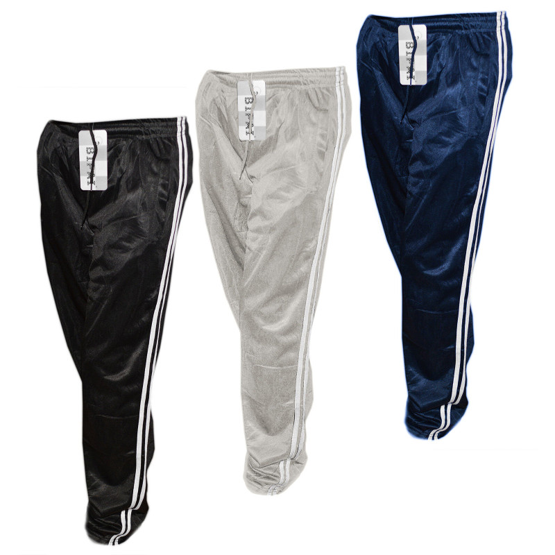 Pantaloni in triacetato sportivi con bande laterali