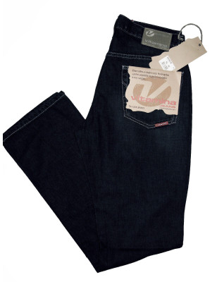 Jeans pantalone uomo donna Vitamina deluxe edition pu27 nero