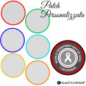 Patch o toppa personalizzata in Tessuto rotonda