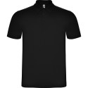 Polo personalizzata uomo mezza manica colletto costina Austria colore nero