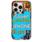 Cover personalizzata per iPhone 15 Pro compatibile in silicone e metallo