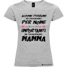 T-shirt donna le persone più importanti mi chiamano mamma colore grigio
