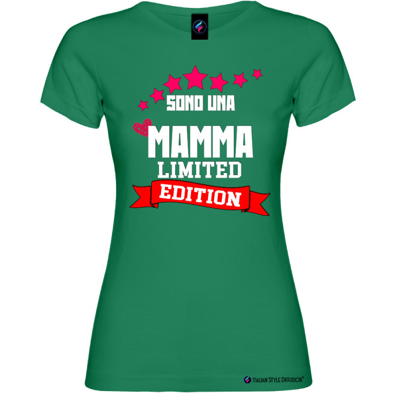 T-shirt donna personalizzata mamma Limited Edition