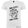 T-shirt personalizzata uomo non tutti i meccanici sono uguali colore bianco