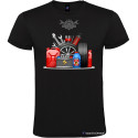 T-shirt personalizzata uomo meccanico Service Repair colore nero