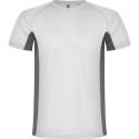 T-shirt tecnica Shanghai fluorescente uomo bambino colore bianco
