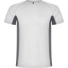 T-shirt tecnica Shanghai fluorescente uomo bambino colore bianco