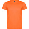 Maglietta Fluorescente t-shirt fluorescente fluo uomo bambino colore arancio