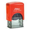 Timbro autoinchiostrante Shiny Printer S-841 26x10 mm colore rosso