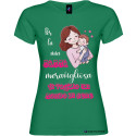 T-shirt per la Mamma meravigliosa personalizzabile verde
