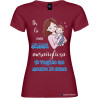T-shirt per la Mamma meravigliosa personalizzabile bordeaux granata