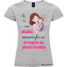 T-shirt per la Mamma meravigliosa personalizzabile grigio