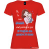 T-shirt per la Mamma meravigliosa personalizzabile rosso