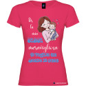 T-shirt per la Mamma meravigliosa personalizzabile rosa fucsia